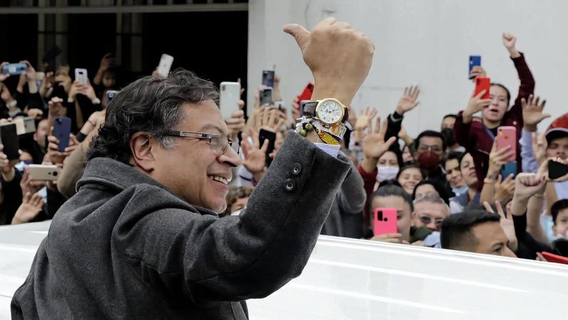 O esquerdista Gustavo Petro, presidente da Colômbia (Foto: Carlos Ortega/EFE)