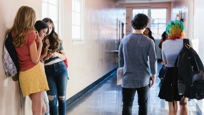 A organização Ballotpedia aponta que pelo menos 34 estados norte-americanos proíbem ou limitam o uso de celulares durante período escolar, e 43 estados promulgaram leis ou políticas sobre o uso de aparelhos em salas de aula de ensino fundamental ou médio