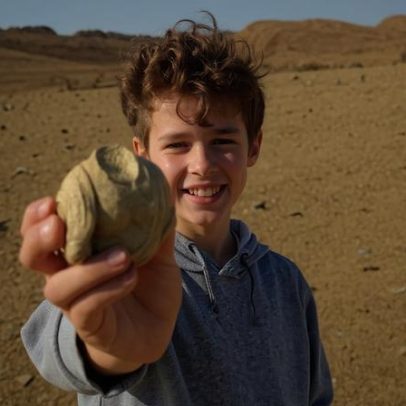 Criança encontra artefato romano de 2 mil anos em Israel