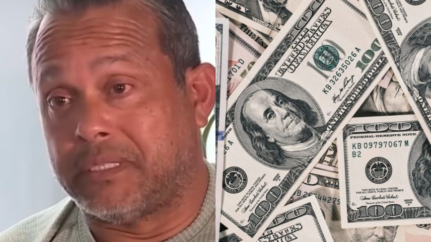 1 de 1 Após encontrar R$ 151 mil em pochete, homem recebe ligação da polícia - Foto: YouTube/Reprodução e Canva