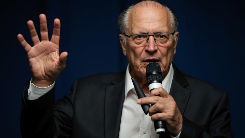 Vice-Presidente Geraldo Alckmin no “Palestrar no Sindicato dos Trabalhadores nas Indústrias da Construção Civil - Sintracon”.