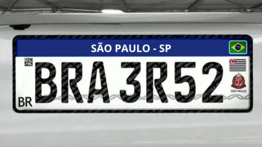 Placa de carro