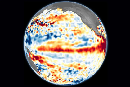Fênomeno El Niño capturado pela Nasa