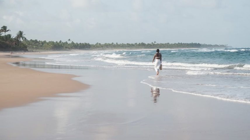 Praia de Algodões, na Bahia — Foto: Reprodução / Instagram / Vila Oyá