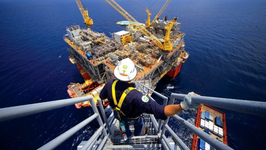 Plataforma da bp no Golfo do México — Foto: Divulgação/bp