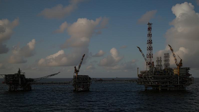 Plataforma de petróleo — Foto: ExxoMobill/Divulgação