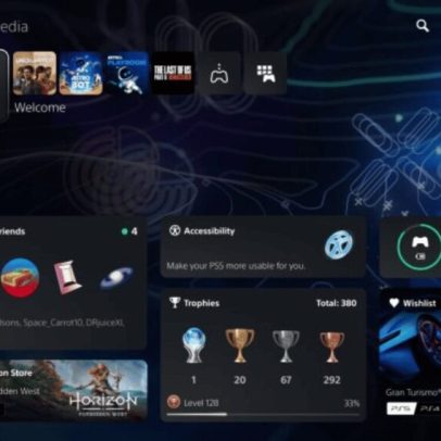 PlayStation adiciona estatísticas de jogadores e tendências ao hub do PS5