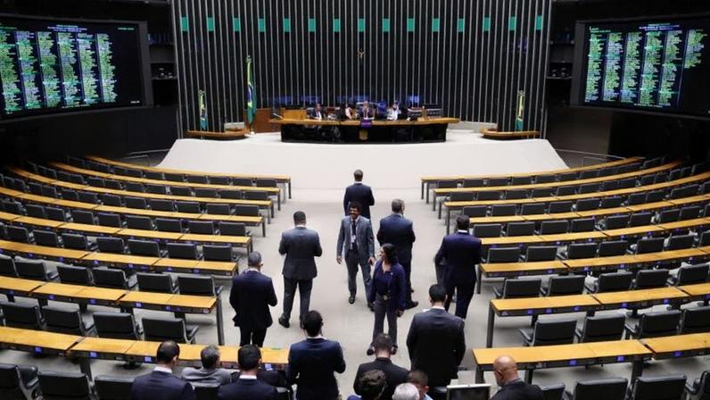 Na imagem, o plenário da Câmara dos Deputados nesta 4ª feira (27.mai)