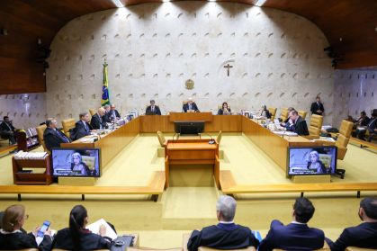 Sessão plenária do STF