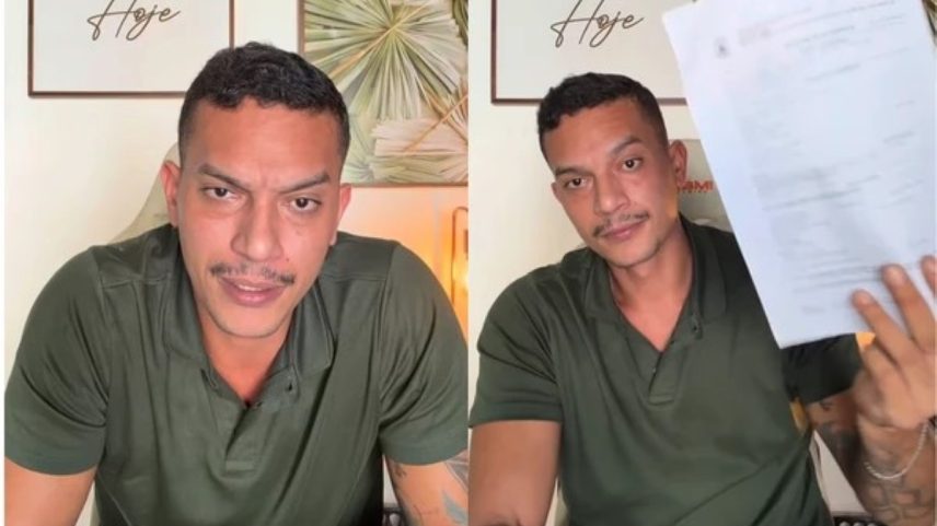 Imagem colorida de Diego Correa, que é policial militar e influenciador - Metrópoles