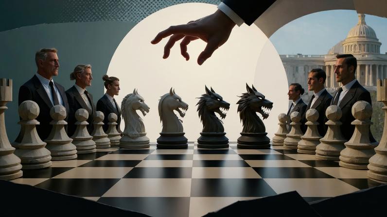 O debate sobre a virtude na política – em contraposição ao expediente bruto de conquista de poder – é provavelmente tão antigo quando o ser humano. (Foto: Imagem criada utilizando Open AI/Gazeta do Povo)