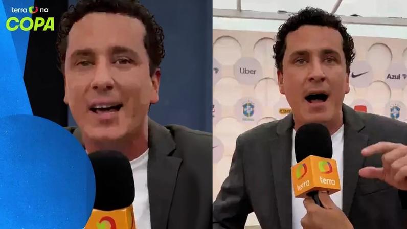 Rafael Portugal aposta no hexa e improvisa música da Copa