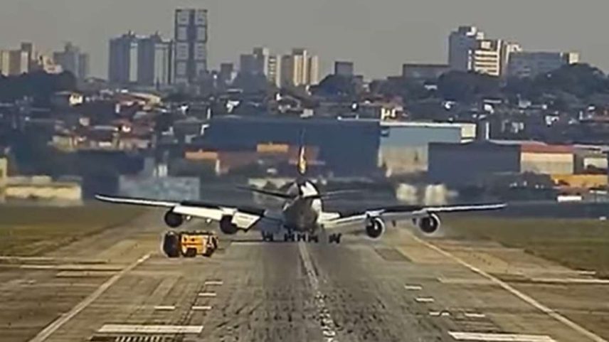 Pouso foi desviado para o Paraguai e depois São Paulo