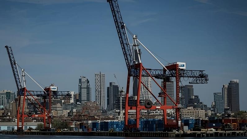 Terminal de Red Hook, no Brooklyn, Nova York, em 14 de abril de 2026