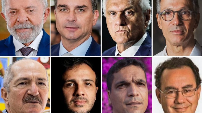 Pré-candidatos à Presidência em 2026 — Foto: Divulgação