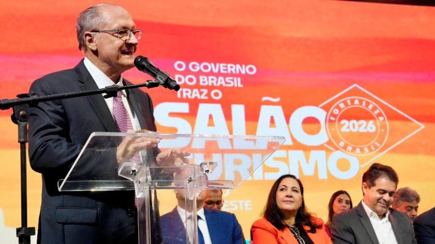 Presidente da República em Exercício, Geraldo Alckmin, durante Abertura da 10ª Edição do Salão do Turismo