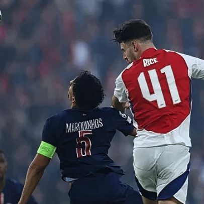 PSG e Arsenal valem mais que todos os clubes do Brasileirão juntos