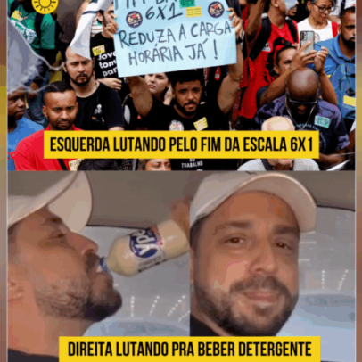 PSOL associa direita a meme de beber Ypê em post sobre jogo 6 a 1