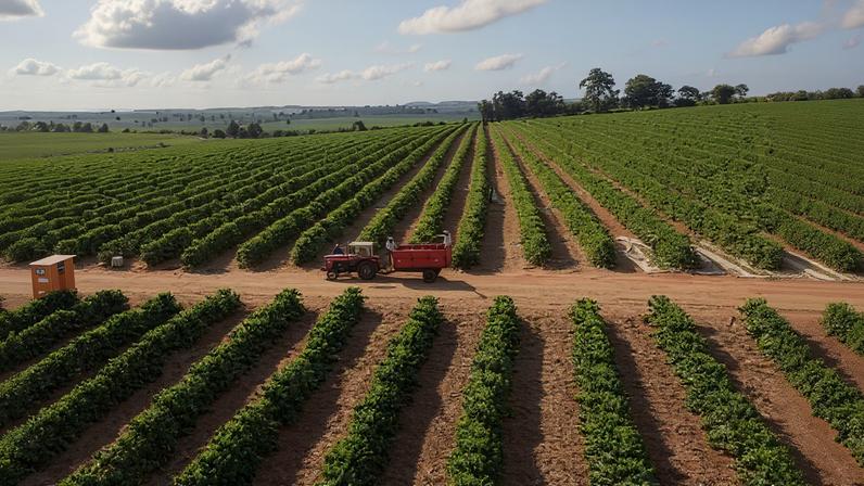 Foram liberados R$ 565 milhões em créditos para o agro, alta de 65% frente ao mesmo intervalo de 2025 — Foto: AFB Agro
