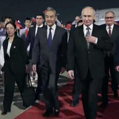 Putin chega à China para reunião estratégica com Xi Jinping