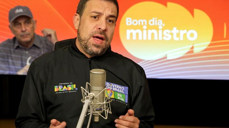 Brasília (DF) 12/05/2026 - O Ministro-chefe da Secretaria-Geral da Presidência, Guilherme Boulos, participa do programa Bom Dia, Ministro. Foto: Fabio Rodrigues-Pozzebom/ Agência Brasil