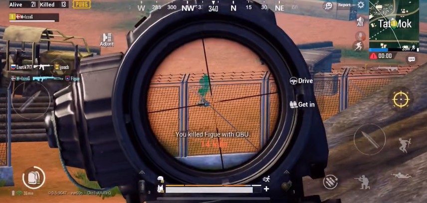 Fuzil estilo DMR requer um apurado controle de recuo da arma