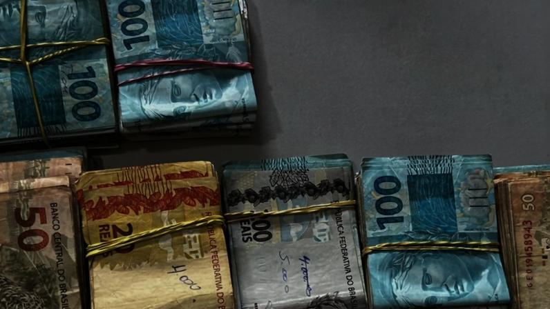 1 de 1 Imagem colorida, parte dos R$ 61 mil foi devolvido em espécie- Metrópoles