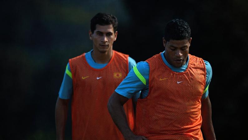Hulk e Ganso na Seleção Brasileira — Foto: Divulgação/CBF