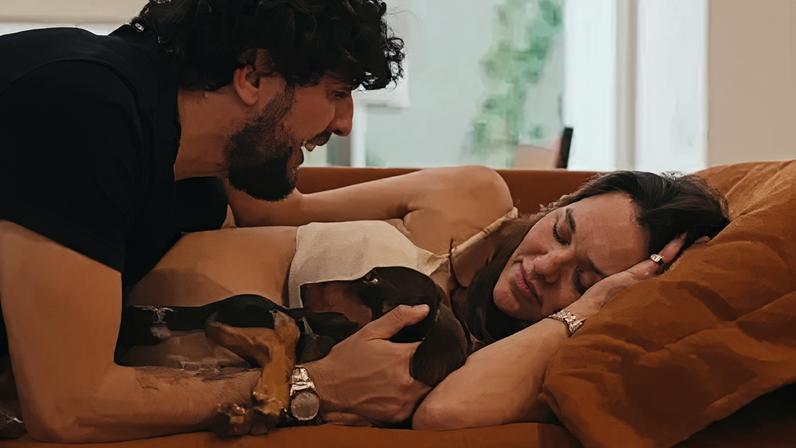 Rafa Kalimann e Nattan no documentário "Tempo Para Amar"
