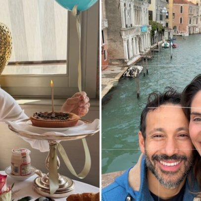 Ex-Malhação Rafaela Mendelli comemora 47 anos na Itália com o marido