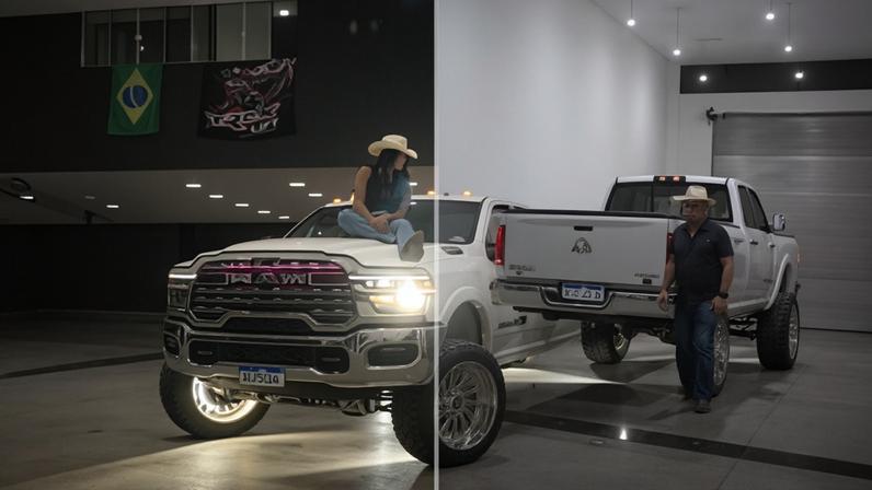 Ana Castela divulga RAM 3500 com diversas modificações