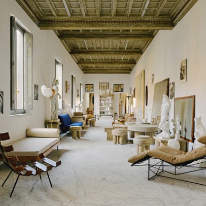 Na casa de Ramdane Touhami em Roma, design e coleção