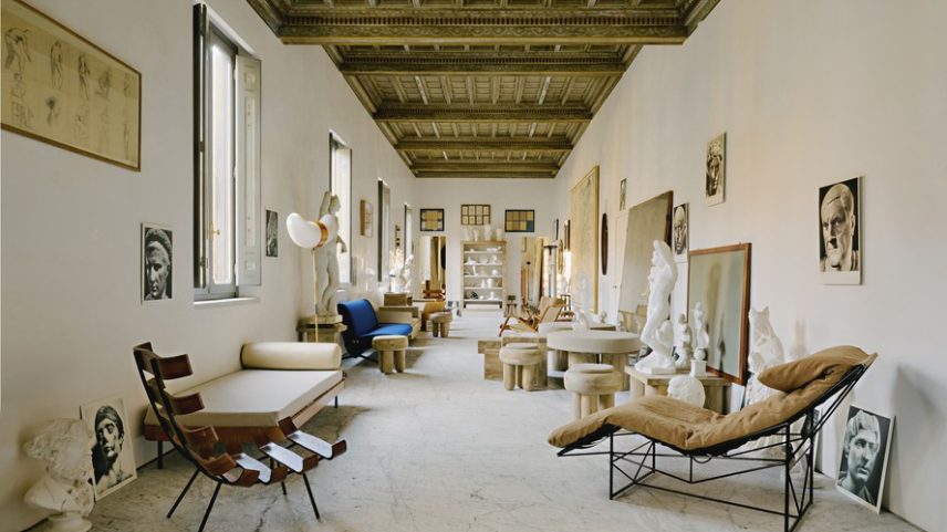 Na casa de Ramdane Touhami em Roma, design e coleção
