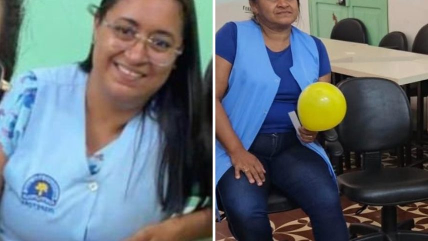 Raquel e Alzenir foram mortas em ataque a tiros no Acre — Foto: Reprodução