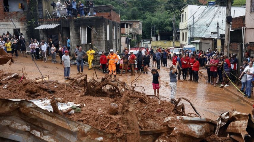 Chuvas históricas atingiram a cidade de Juiz de fora (MG) em fevereiro de 2026.