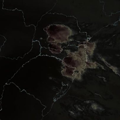Ciclone extratropical e frente fria provocam temporais no Sul