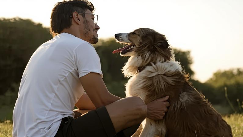 Relação tutor-cachorro ibera ocitocina, hormônio do afeto e segurança