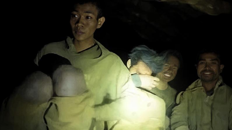 Imagem colorida de encontrados em caverna