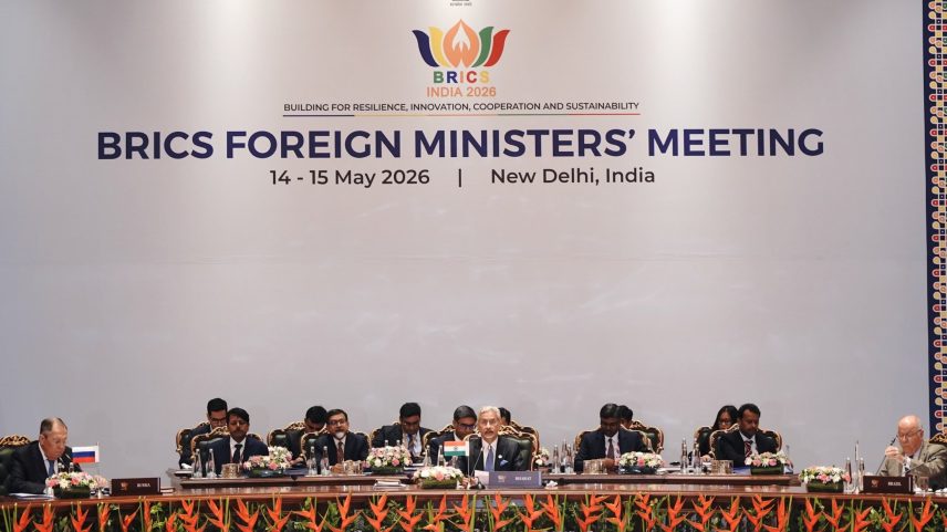 Imagem colorida mostra reuniões dos ministros da Relações Exteriores dos Brics - Metrópoles