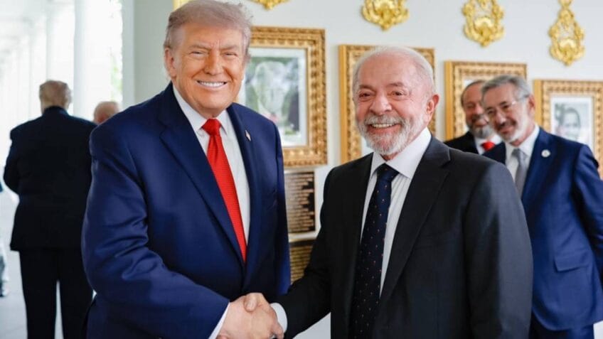 Trump recebeu Lula para reunião seguida de almoço, mas presidentes não fizeram declaração conjunta no Salão Oval