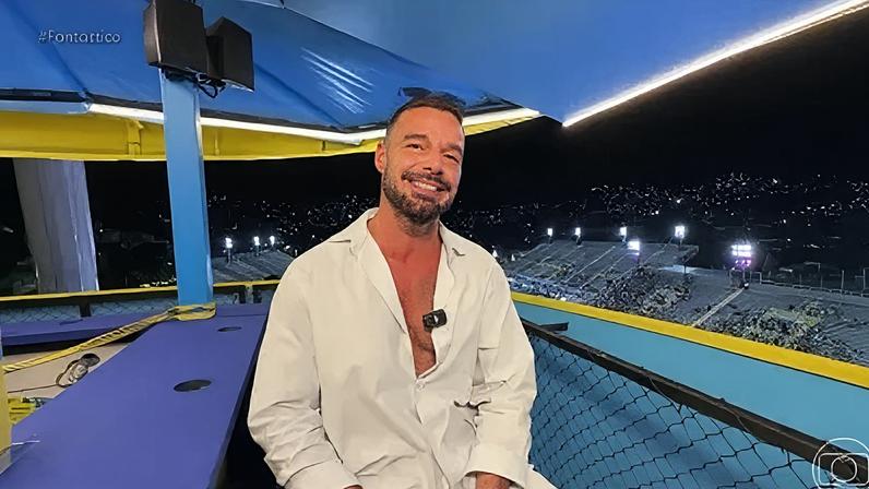 Ricky Martin na Marquês de Sapucaí