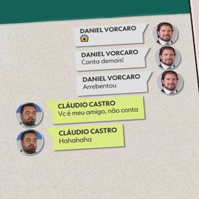 Mensagens sugerem proximidade entre Vorcaro e Cláudio Castro