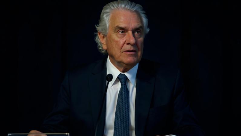 Governador de Goiás, Ronaldo Caiado, participa de debate promovido pela Fundação FHC, em São Paulo, em 2025 — Foto: Divulgação/Vinicius Doti - Fundação FHC