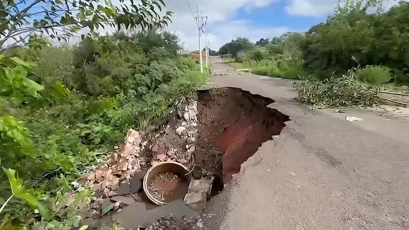 Chuva forte atinge 19 municípios no RS; Rosário do Sul registra triplo da média do mês — Foto: Reprodução/Globo