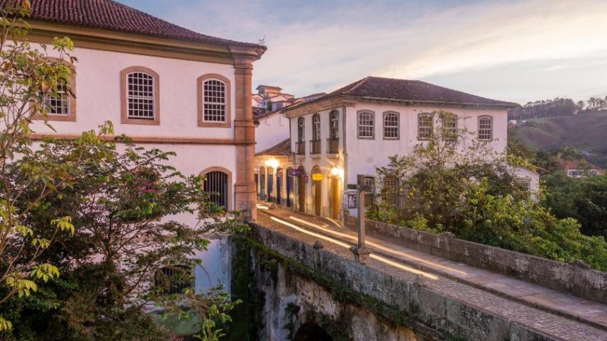O casario colonial é um dos atrativos turísticos de Ouro Preto, em Minas Gerais