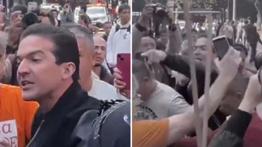 Rubinho Nunes se envolveu em briga na manifestação