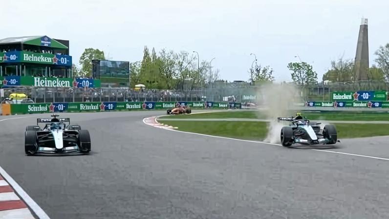 Russell e Antonelli disputam liderança durante a sprint do Canadá