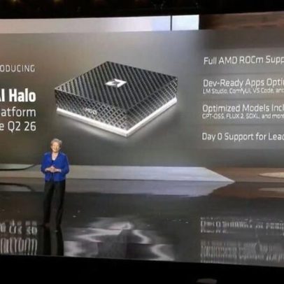 AMD lança mini PC Ryzen AI Halo com 128 GB e Ryzen AI Max+ 395 por US$4.000