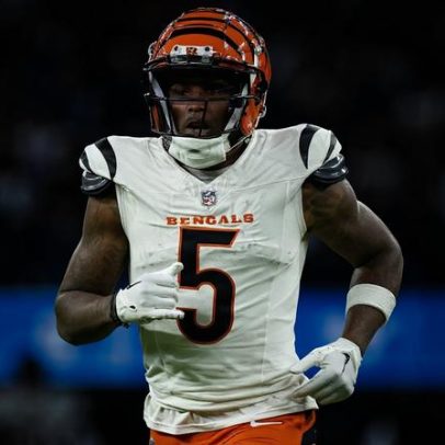 Tee Higgins mira 1.000 jardas e 10 TD na temporada com os Bengals