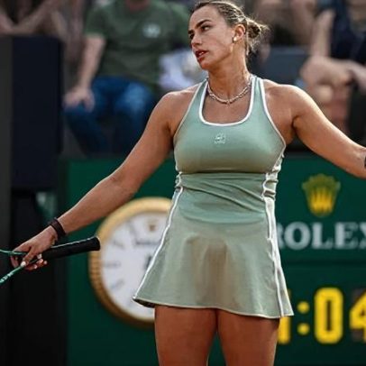 Sabalenka, número 1 do mundo, sofre virada e é eliminada cedo em Roma